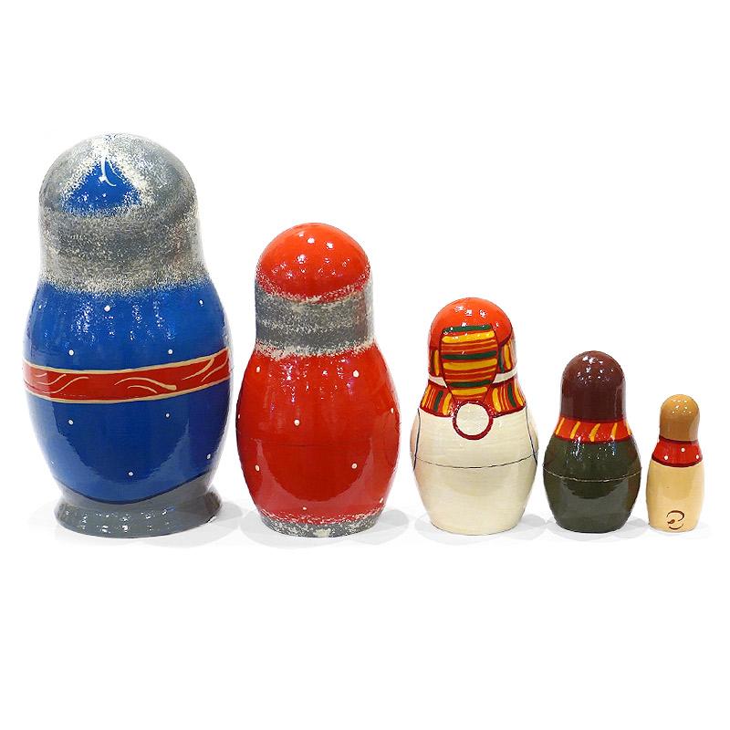 ロシア　キーロフ サンタ マトリョーシカ（5P） MAT-174 |  | 01
