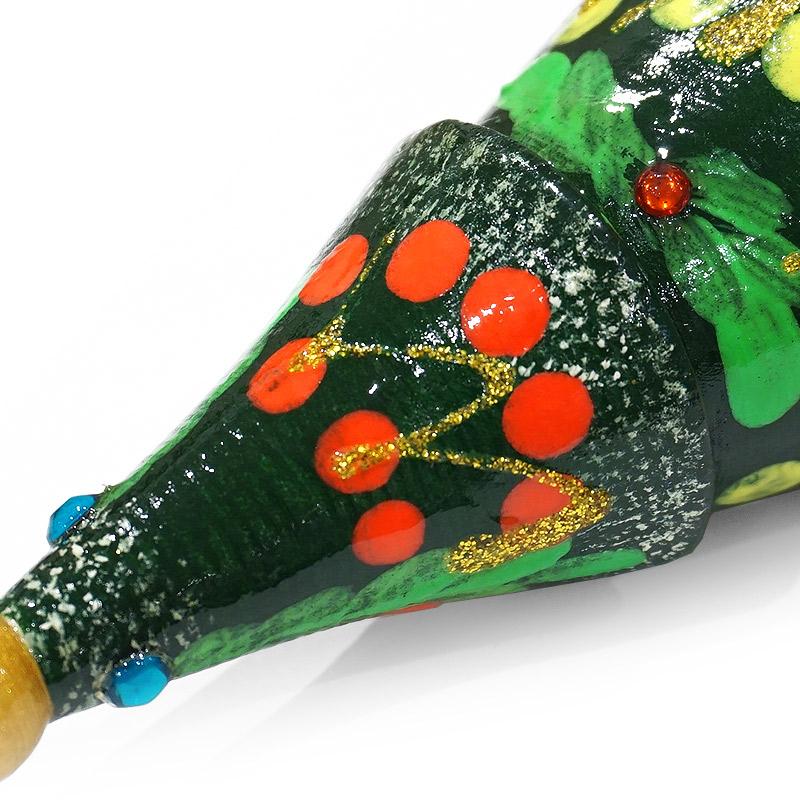 ロシア　ツリー型 クリスマス マトリョーシカ（3P）ラインストーン MAT-178 |  | 03