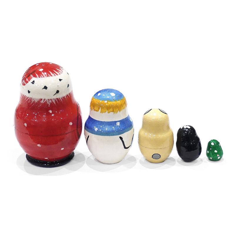 ロシア　サンタクロース クリスマス ミニマトリョーシカ（5P） MAT-182 |  | 01