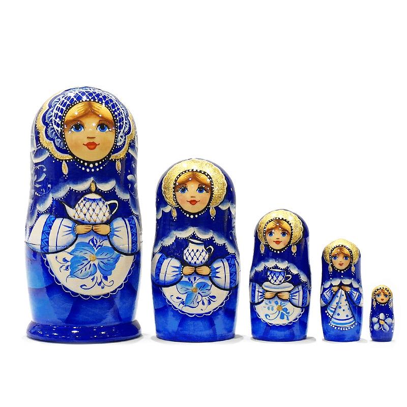 ロシア　サンクトペテルブルグ　マトリョーシカ（5P）　MAT-185 | 