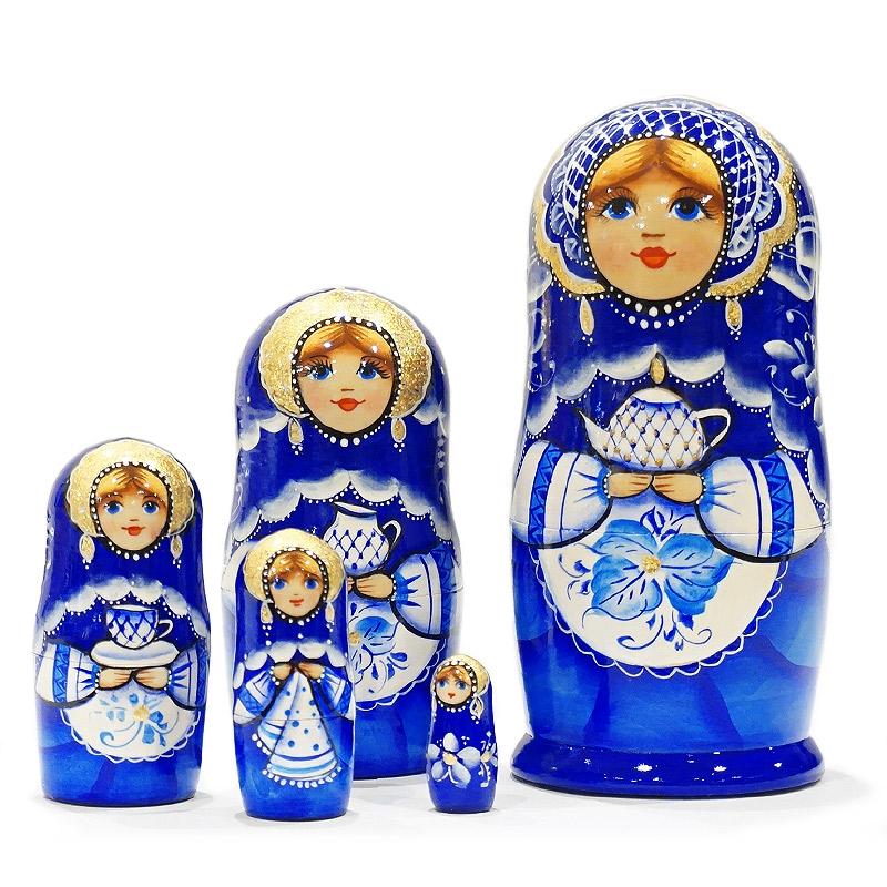 ロシア　サンクトペテルブルグ　マトリョーシカ（5P）　MAT-185 |  | 03