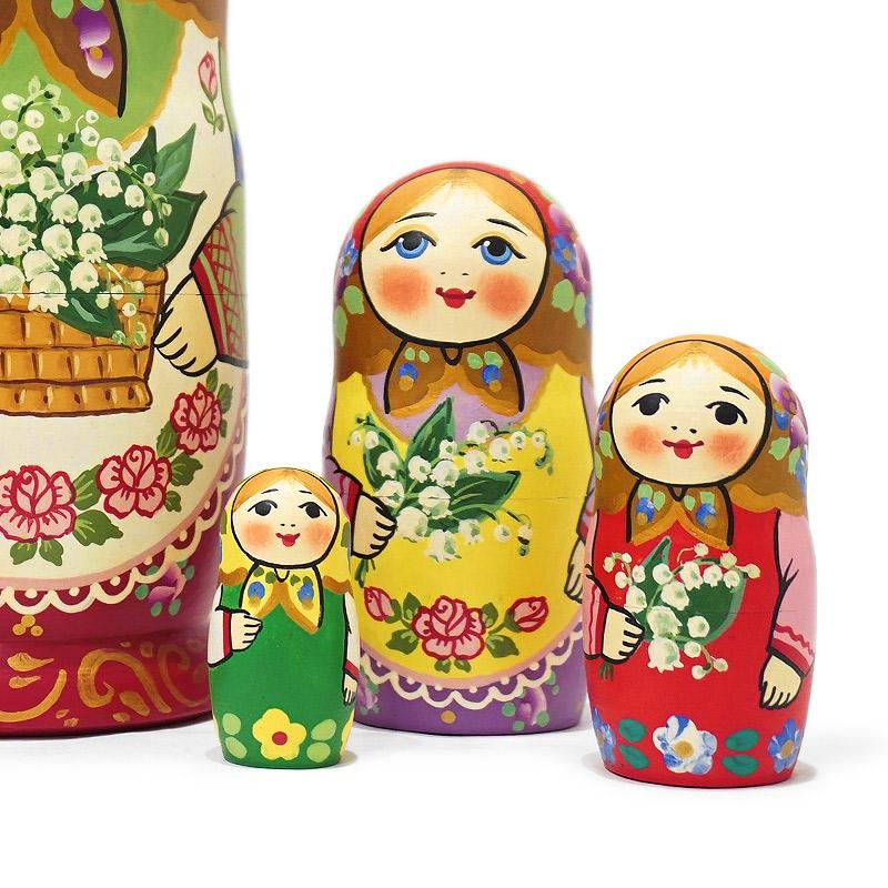 ロシア　ナジェジダ・イワンツォワ作　マトリョーシカ大（5P） MAT-187 |  | 04