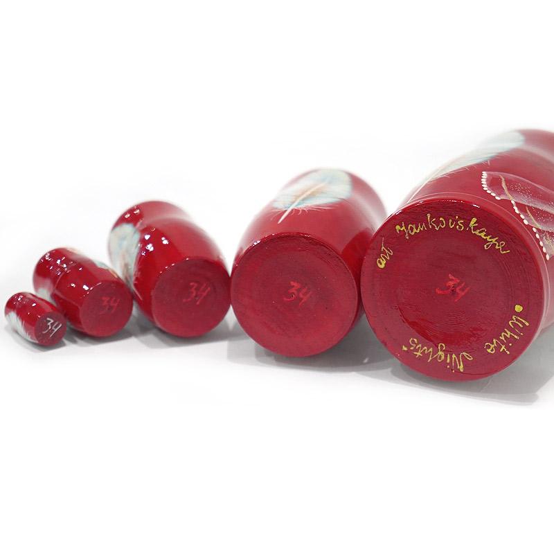 ロシア　サンクトペテルブルグ　バレエマトリョーシカ（5P）　MAT-190 |  | 04