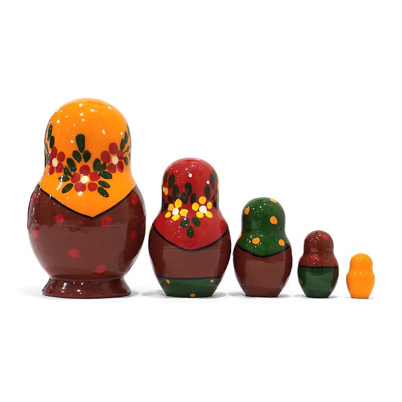 ロシア　セルギエフパサード　マトリョーシカ小（5P）　MAT-193 |  | 01