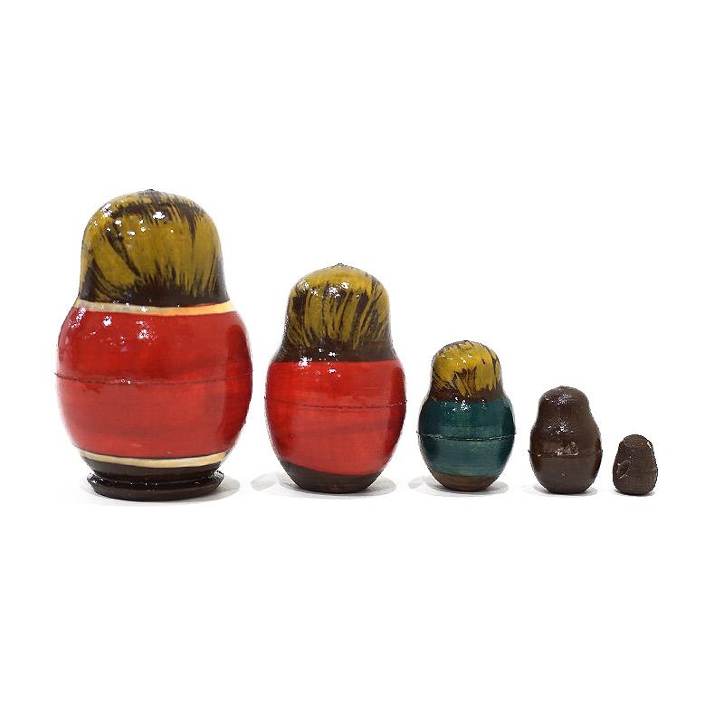 ロシア　ミニマトリョーシカ　ハリネズミ（5P）　MAT-195 |  | 01