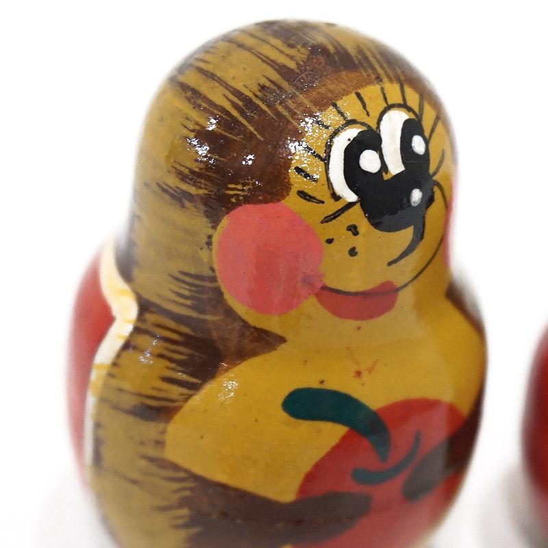 ロシア　ミニマトリョーシカ　ハリネズミ（5P）　MAT-195 |  | 02