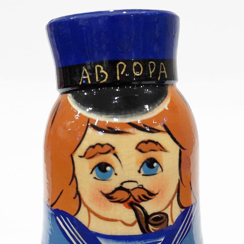 ロシア　キーロフの街のマトリョーシカ　水兵（5P）　MAT-198 |  | 02