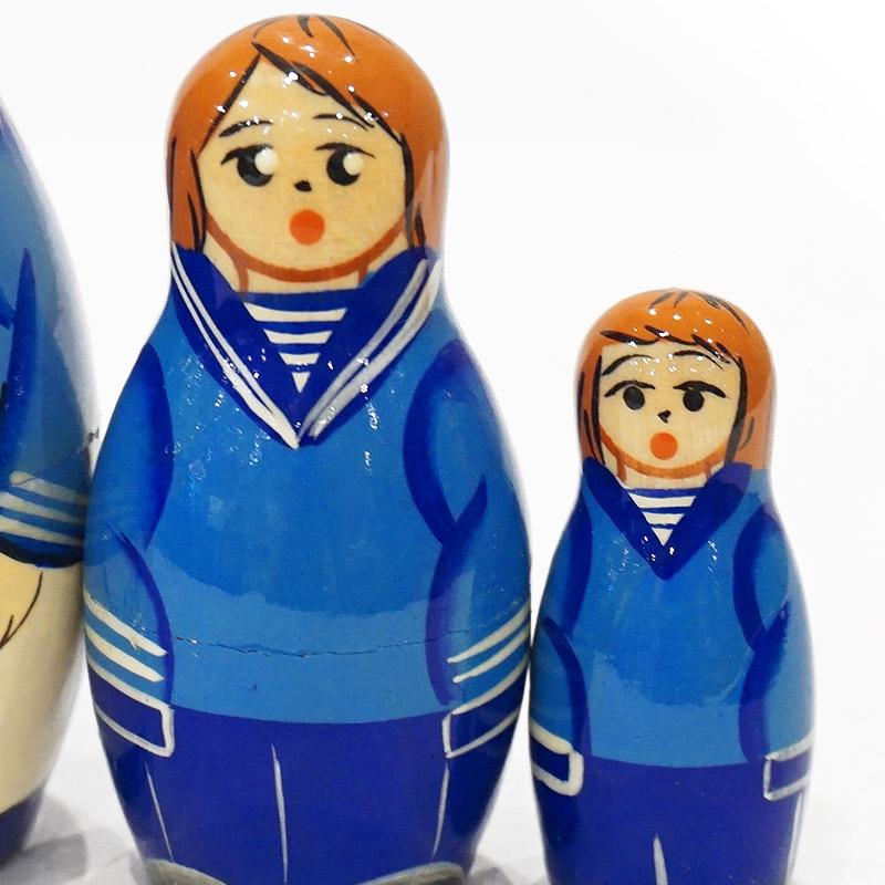 ロシア　キーロフの街のマトリョーシカ　水兵（5P）　MAT-198 |  | 04