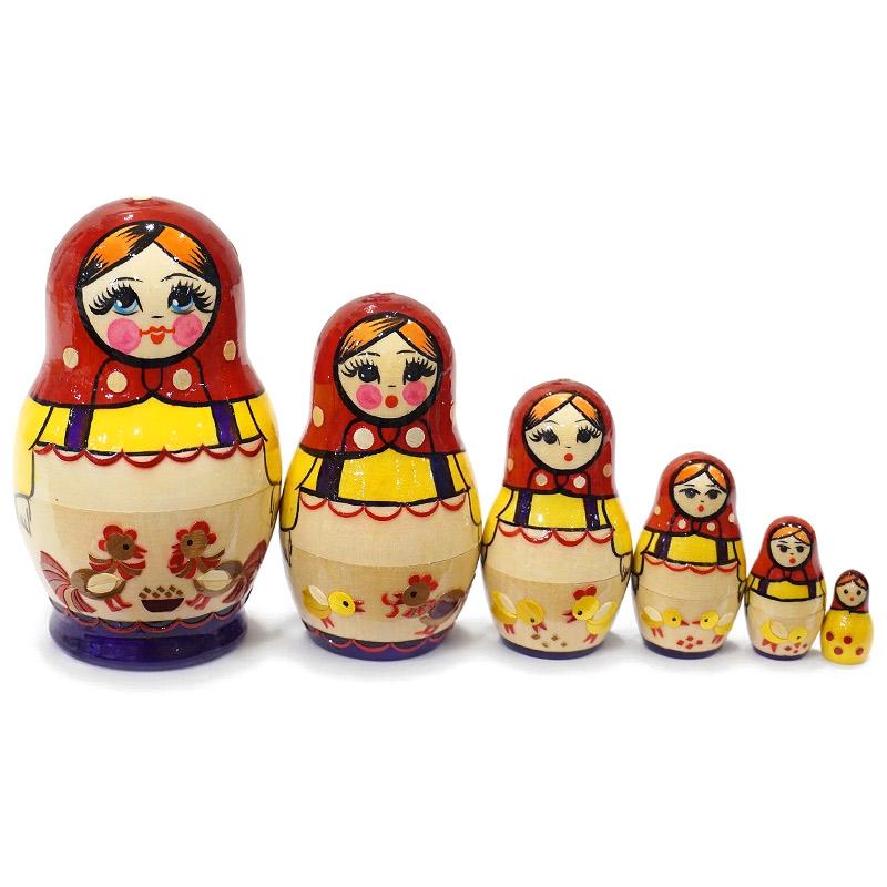 ロシア　ノリーンスク　マトリョーシカ（6P）　MAT-211 | 