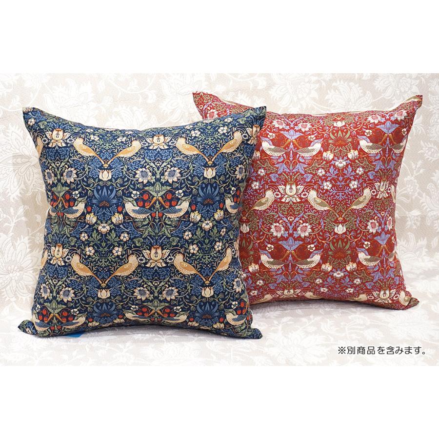 Morris Collection クッションカバー（45cm） いちご泥棒/レッド MCC-STRD |  | 04
