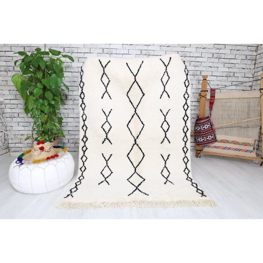 モロッコ手織り絨毯　ベニワレン（Beni Ouarain）　173ｘ123cm　MRB180-01 |  | 01