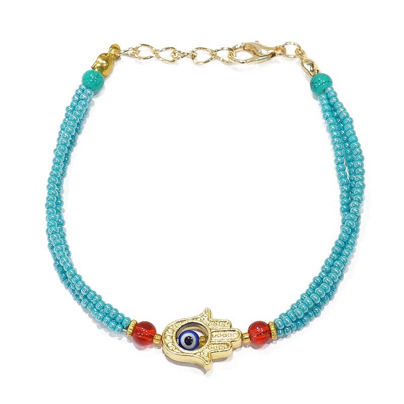 メール便ｏｋ ナザールボンジュウ トルコのお守り ビーズブレスレット N Bmt ミント Vu6oyt4ywx ファッション Clubhercules Com