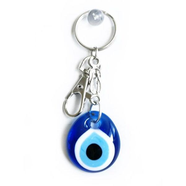 【メール便ＯＫ】ナザールボンジュウ トルコのお守り キーホルダー N-K025  ベーシック の商品画像