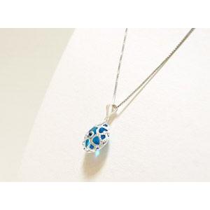 【メール便ＯＫ】ナザールボンジュウ トルコのお守り ペンダントトップ N-PS3501B シルバー925/水色目玉 |  | 02