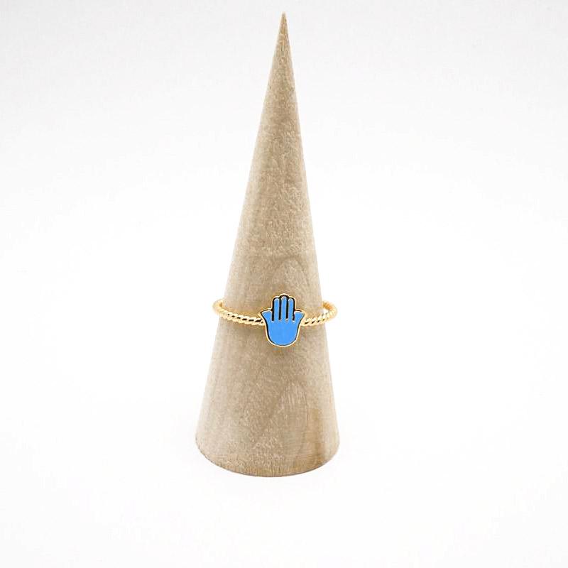 【メール便ＯＫ】トルコ　ファティマの手のリング/ブルー（フリーサイズ）　N-R3003-BL |  | 02