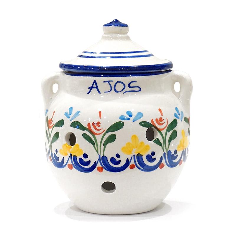 スペイン陶器 ガーリックポット にんにく入れ にんにく壷 SP-102A | 