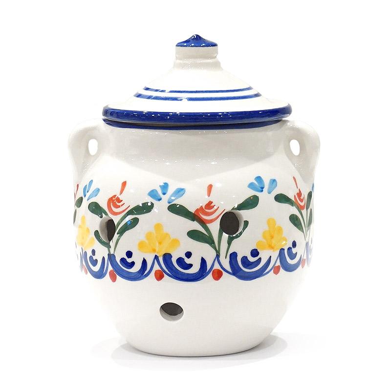 スペイン陶器 ガーリックポット にんにく入れ にんにく壷 SP-102A |  | 01