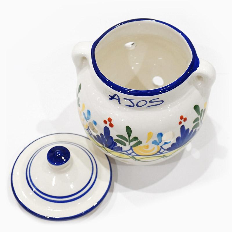 スペイン陶器 ガーリックポット にんにく入れ にんにく壷 SP-102A |  | 03