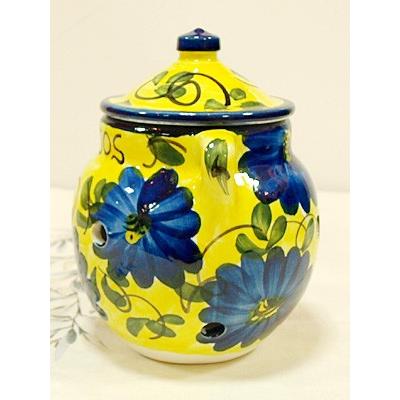 スペイン陶器 SP-102AA ガーリックポット にんにく入れ にんにく壷 |  | 02