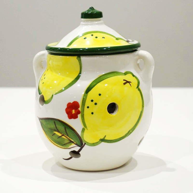 スペイン陶器 ガーリックポット にんにく入れ にんにく壷 SP-102LIM |  | 02