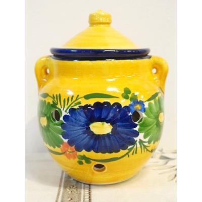 スペイン陶器 SP-102N ガーリックポット にんにく入れ にんにく壷 |  | 01