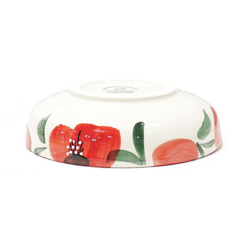 スペイン陶器 SP-19APH ボウル大/赤いポピー柄 |  | 03