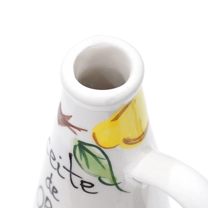 スペイン陶器 SP-2058LIM オリーブオイル差し オリーブオイル入れ（大） |  | 04