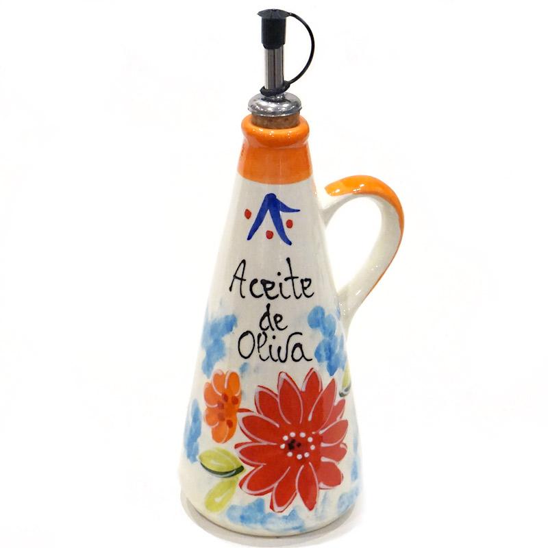 スペイン陶器 SP-2058M オリーブオイル差し オリーブオイル入れ（大） | 