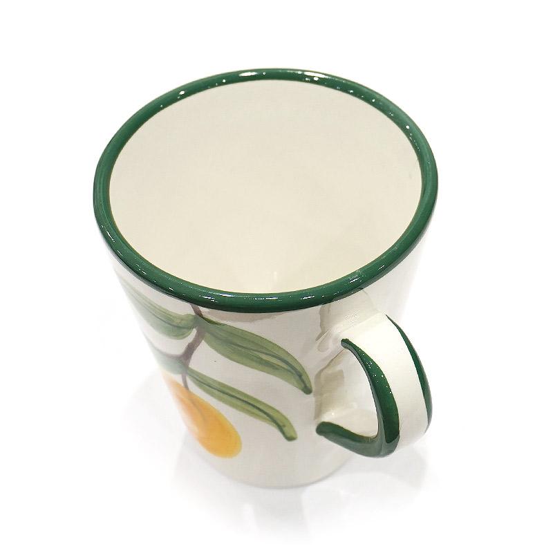 スペイン陶器　SP-49FN　マグカップ/オレンジ柄 |  | 03