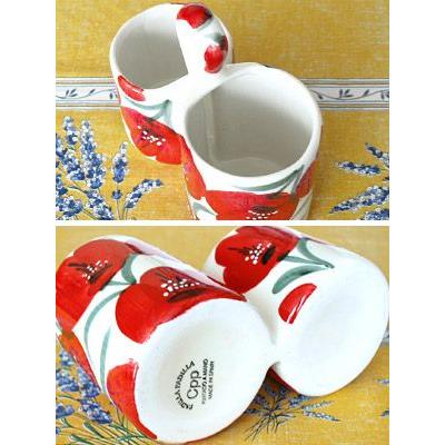 スペイン陶器 SP-6118APH マルチスタンド 花柄 |  | 02