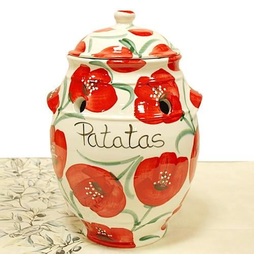 スペイン陶器 SP-APH-P ベジタブルポット 野菜ストッカー | 