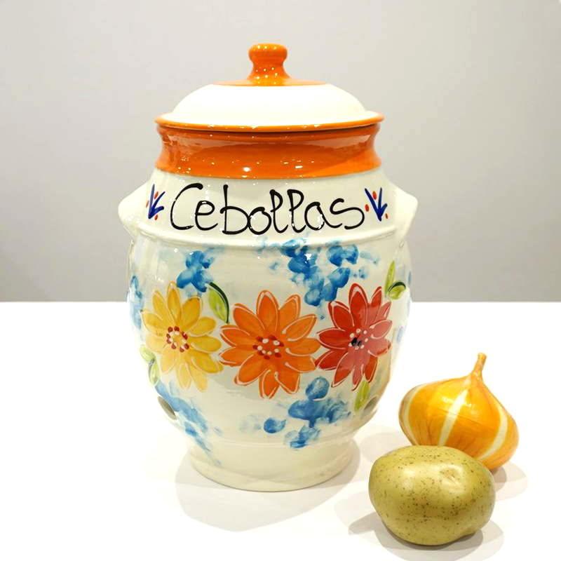 スペイン陶器 ベジタブルポット 野菜ストッカー SP-M-C | 