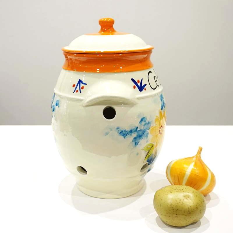 スペイン陶器 ベジタブルポット 野菜ストッカー SP-M-C |  | 01