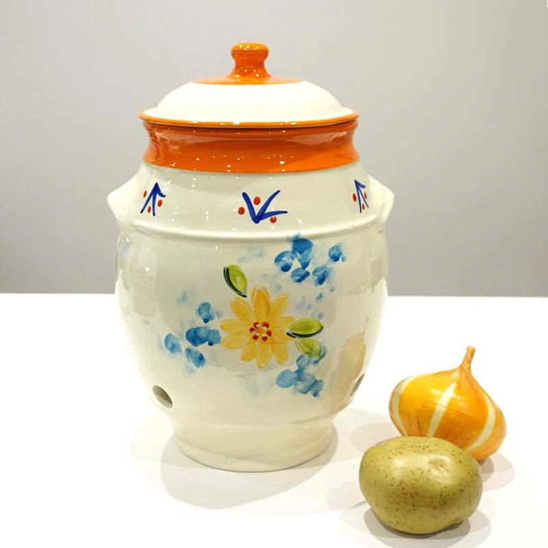 スペイン陶器 ベジタブルポット 野菜ストッカー SP-M-C |  | 02