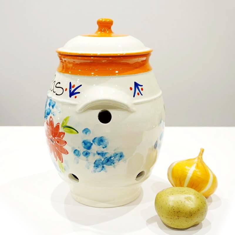 スペイン陶器 ベジタブルポット 野菜ストッカー SP-M-C |  | 03