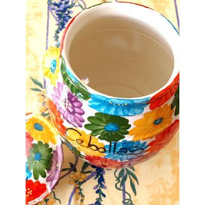 スペイン陶器 SP-MF-C ベジタブルポット 野菜ストッカー |  | 03