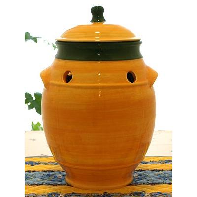 スペイン陶器 SP-O-P ベジタブルポット 野菜ストッカー : 輸入雑貨