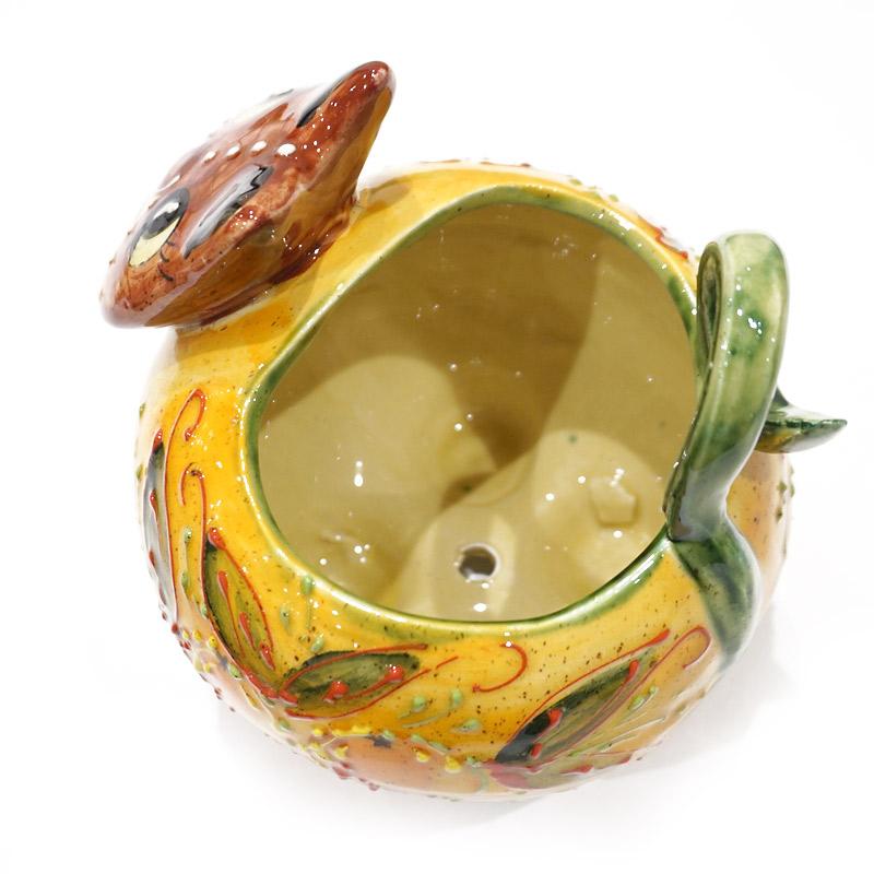 スペイン陶器　ネコ型ポット　SP-P1 |  | 04