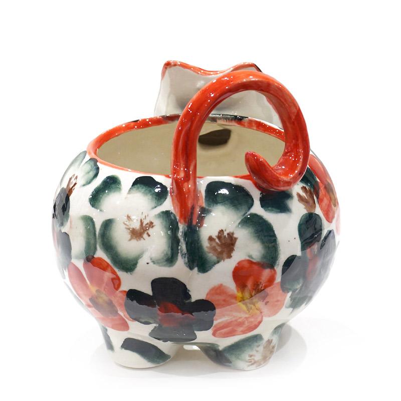 スペイン陶器 ネコ型ポット　SP-P3 |  | 03