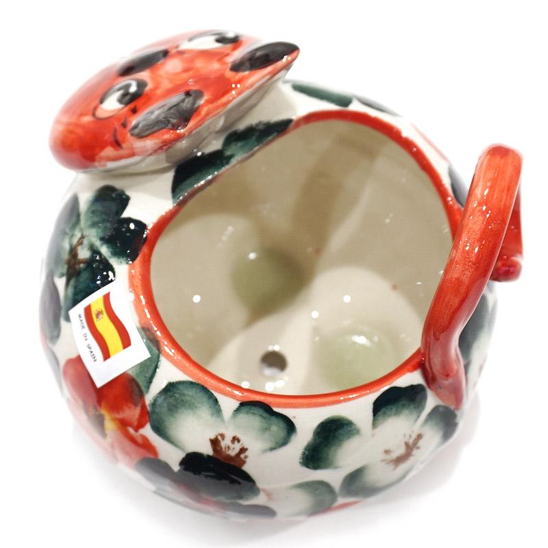 スペイン陶器 ネコ型ポット　SP-P3 |  | 05