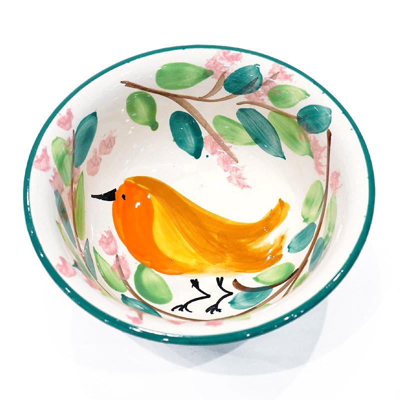 スペイン陶器 SPL-BW4603BD ボウル 大 バード |  | 01