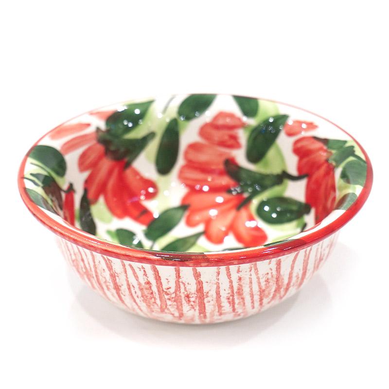 スペイン陶器 SPL-BW4603FL ボウル 大 フラワー | 