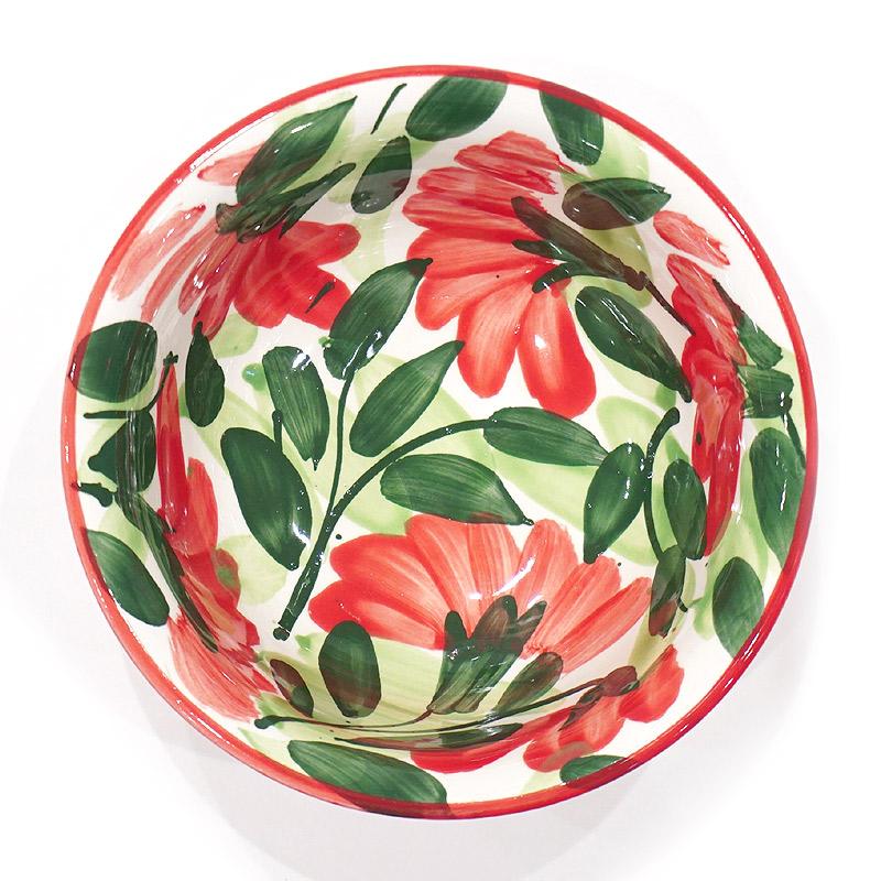 スペイン陶器 SPL-BW4603FL ボウル 大 フラワー |  | 02