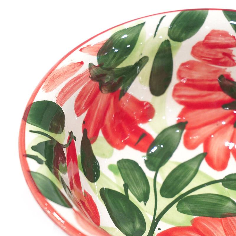 スペイン陶器 SPL-BW4603FL ボウル 大 フラワー |  | 03