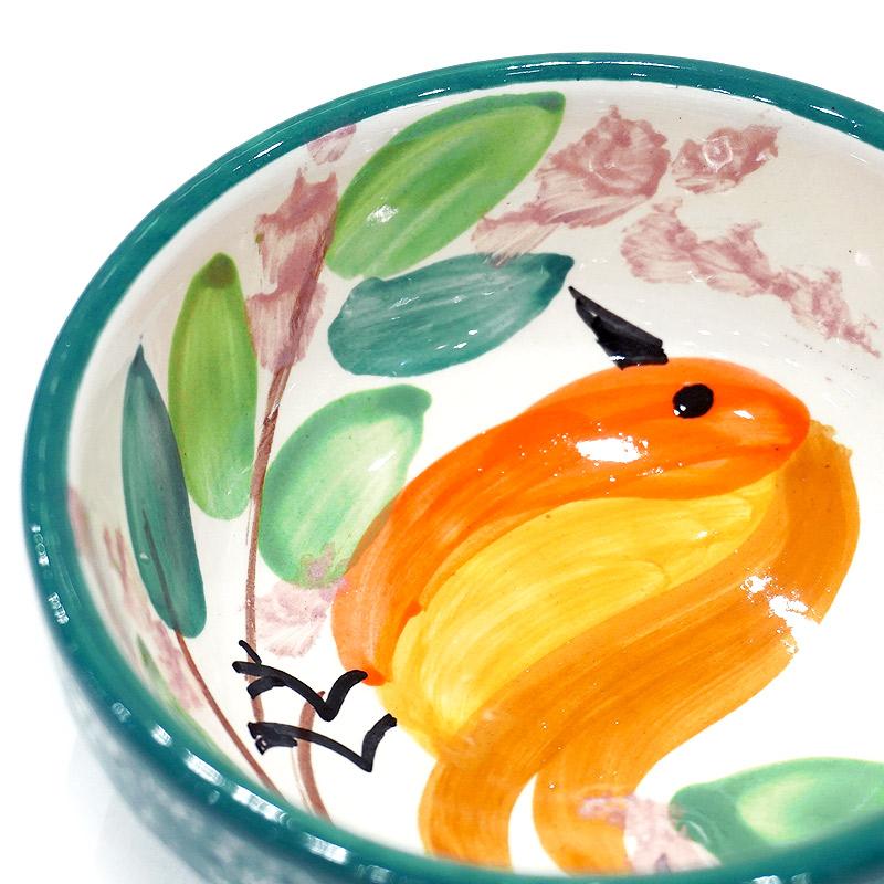 スペイン陶器 SPL-BW4607BD ボウル 小 バード |  | 01