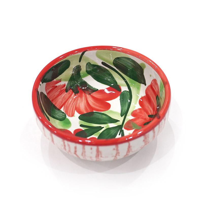 スペイン陶器 SPL-BW4607FL ボウル 小 フラワー | 