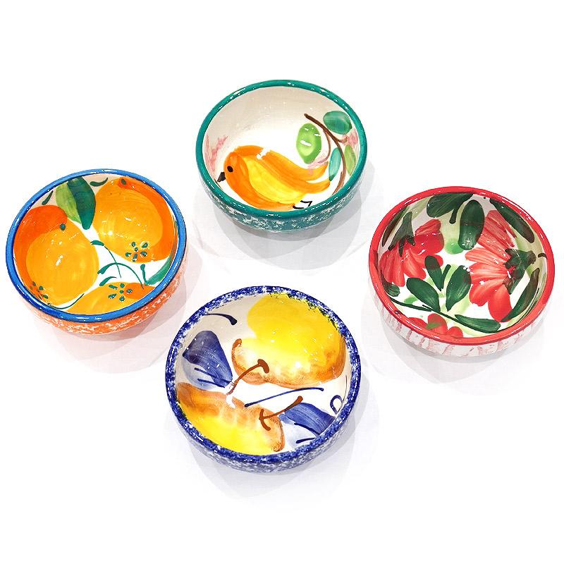 スペイン陶器 SPL-BW4607FL ボウル 小 フラワー |  | 03