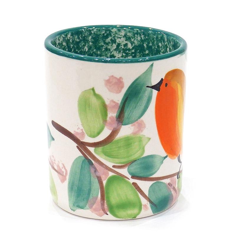 スペイン陶器 SPL-MG4608BD ストレートマグ バード |  | 01