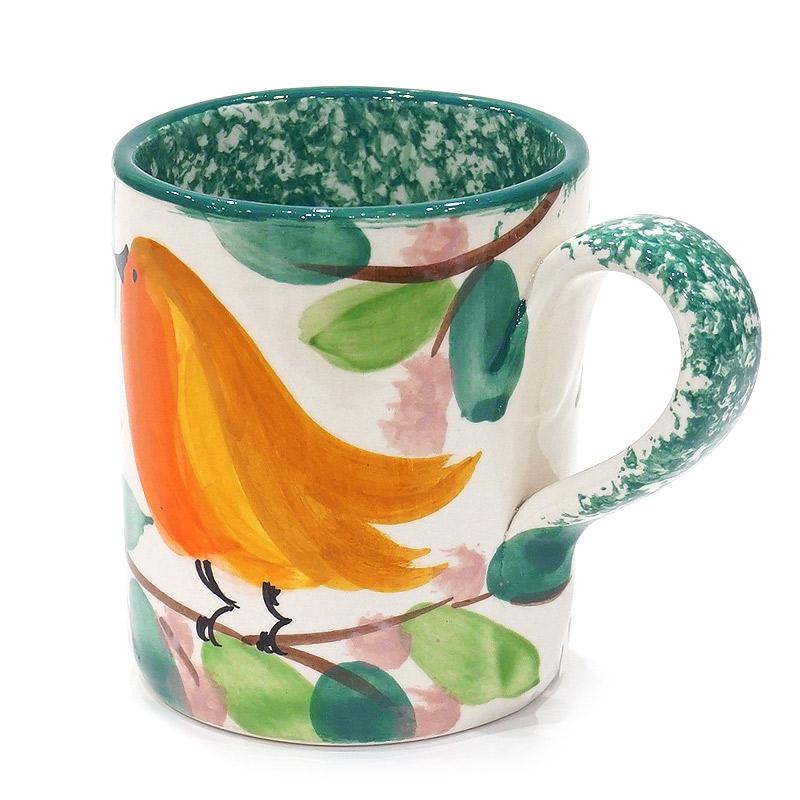 スペイン陶器 SPL-MG4608BD ストレートマグ バード |  | 02