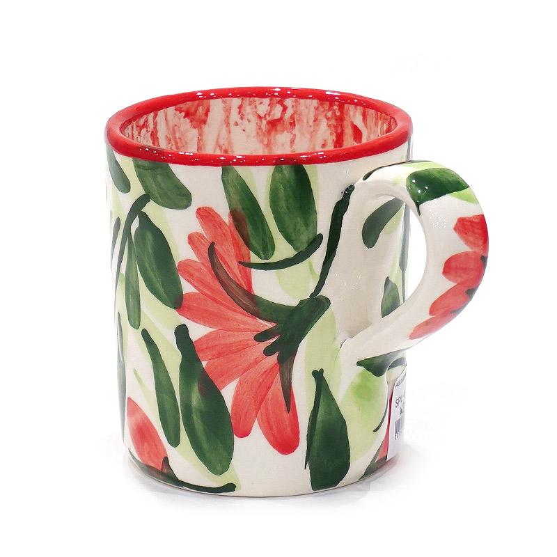 スペイン陶器 SPL-MG4608FL ストレートマグ フラワー |  | 01